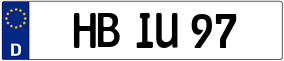 Truck License Plate